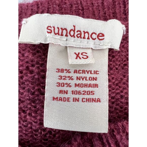 Sundance Women's Pullover Sweater Mohair Acrylic Nylon Blend Mauve Pink Size XS - Picture 3 of 8